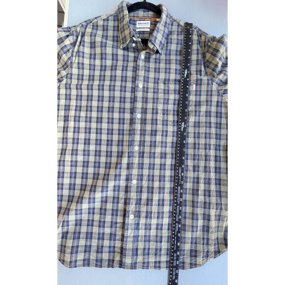 Timberland Men's Button Down Shirt Long Sleeve Casual Cotton Size XXL - Picture 10 of 14